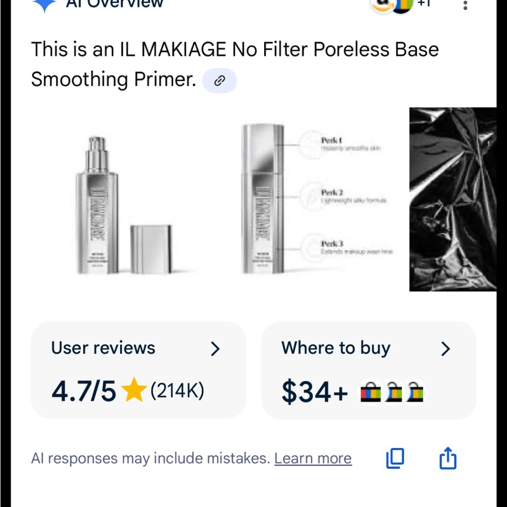 IL MAKIAGE Smoothing Primer - Sleek Silver - Picture 6 of 9